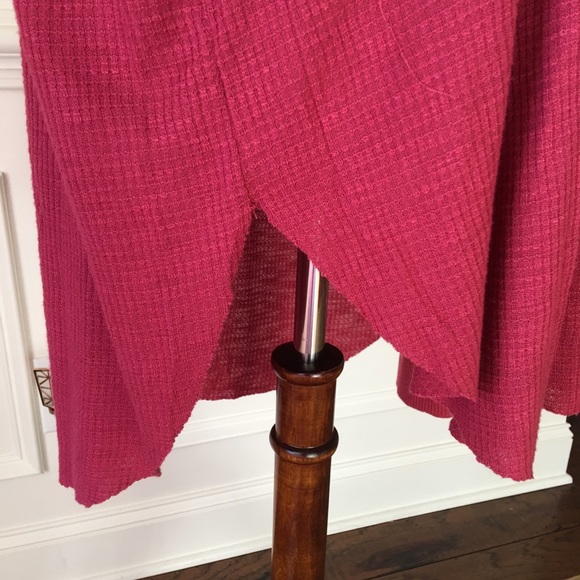 Free People Mesh Neckline Prairie Knit Tunic Top - Picture 4 of 8